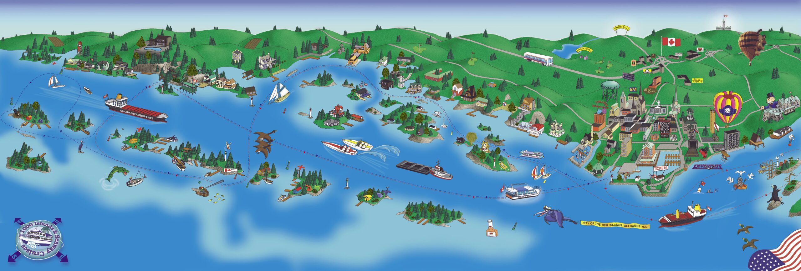 Souvenir Map Large Format